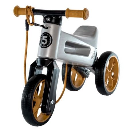 Bicicleta copii 2-5 ani, fara pedale, Funny Wheels Rider Supersport In Matte Grey, FUNNY WHEELS RIDER FW517429 - imagine 9